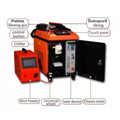 1000w 1500w 2000w 3000w Hand Held Metal Laser Welder Cleaner Cutter 3 in 1